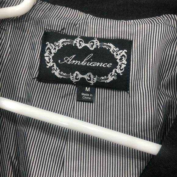 New dark grey women blazer in size medium with tag - Picture 3 of 3